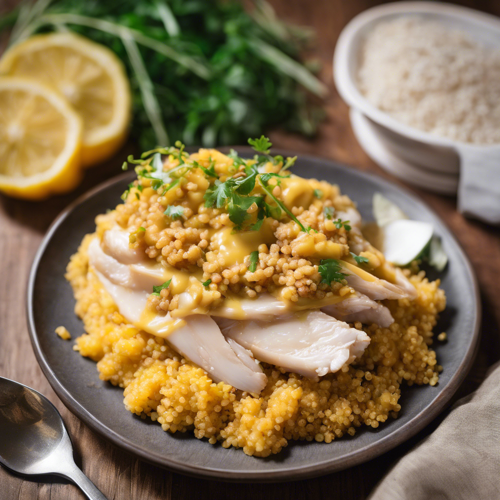 Aji de Gallina over Quinoa